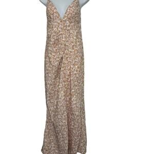 Significant Other Maria Floral Linen Sleeveless Maxi Dress 8